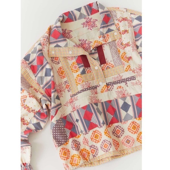 Urban Outfitters Tops - Urban Outfitters Patchwork Layer (Kimchi Blue Anarok)